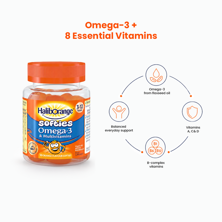 Haliborange Omega-3 and Multivitamins - 30 Softies