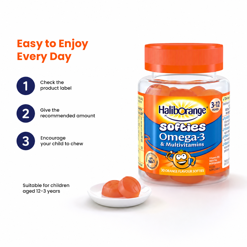 Haliborange Omega-3 and Multivitamins - 30 Softies