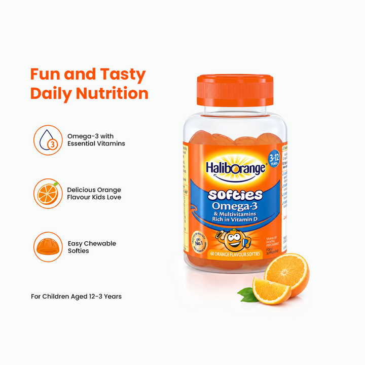 Haliborange Omega-3 and Multivitamins - 60 Softies