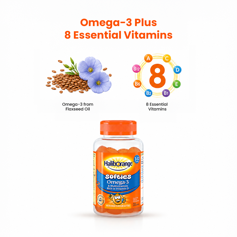 Haliborange Omega-3 and Multivitamins - 60 Softies