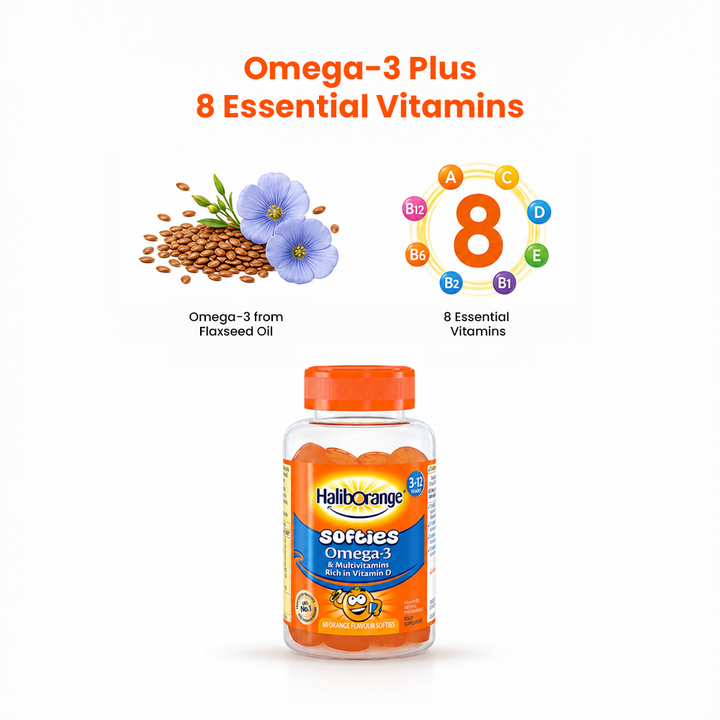 Haliborange Omega-3 and Multivitamins - 60 Softies
