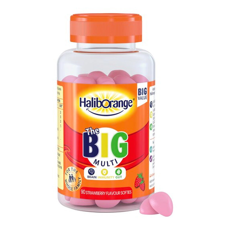 Haliborange the big multi softies strawberry flavour - 90 softies