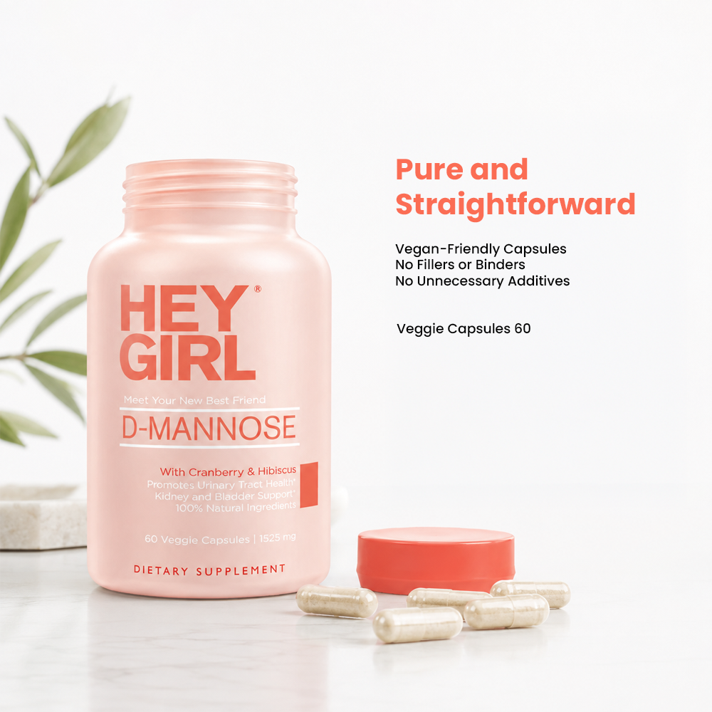 Hey Girl Nutrition D-Mannose Capsules - 60 Capsules