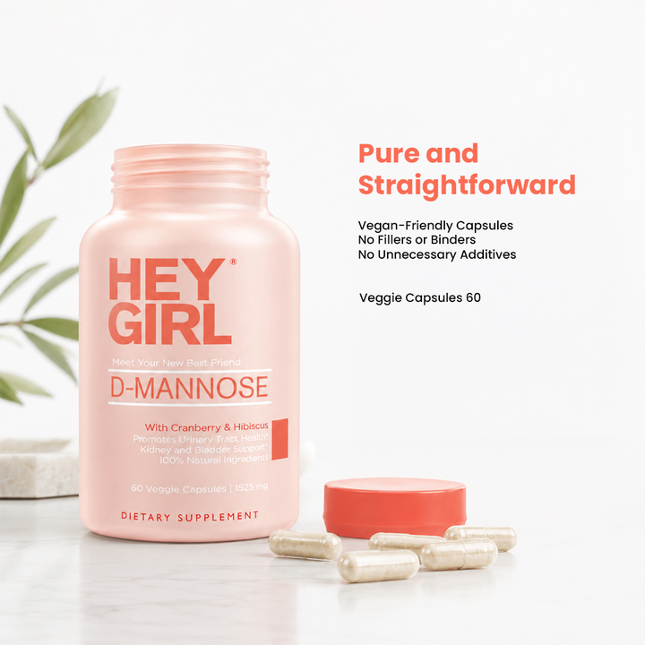 Hey Girl Nutrition D-Mannose Capsules - 60 Capsules