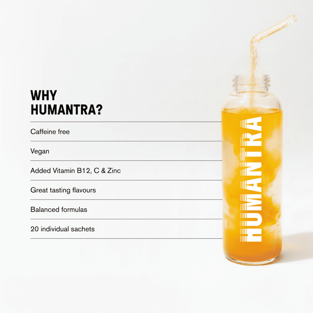 Humantra Electrolyte Powder – Apricot | 20 Sachets