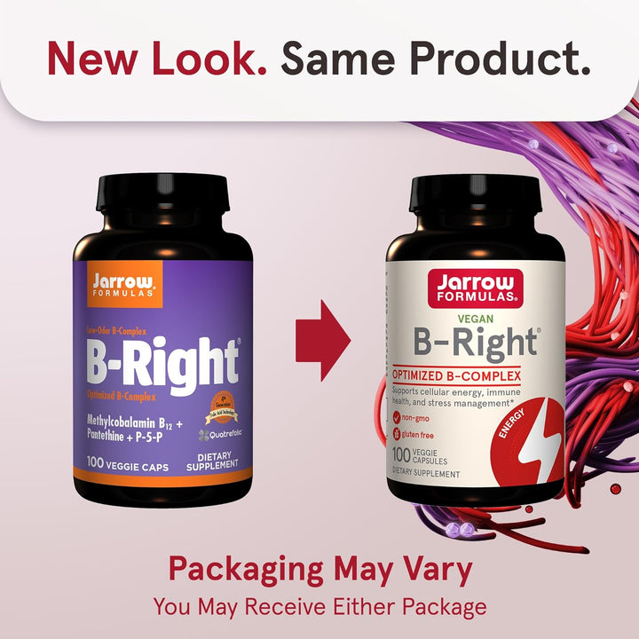 Support Brain and Nerve Tissue: B-Right features methyl folate, the most biologically active form of folate, plus methylcobalamin and niacin, which support brain and nerve tissue; Methylcobalamin is better absorbed and retained than other forms of B12