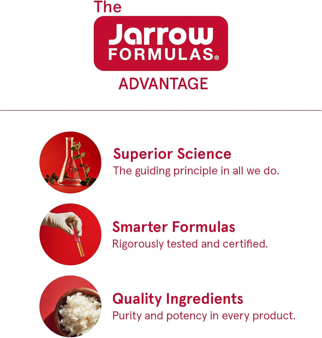 Jarrow Formulas B-Right is a carefully balanced, low-odor vitamin B-complex formula featuring the benefits of methyl folate, methylcobalamin, pantethine, and pyridoxal 5-phosphate (P-5-P). 