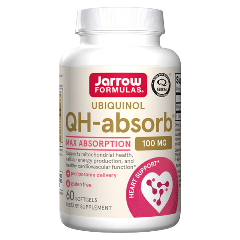 Jarrow Formulas QH-Absorb 100mg Supports Heart Function - 60 Softgels