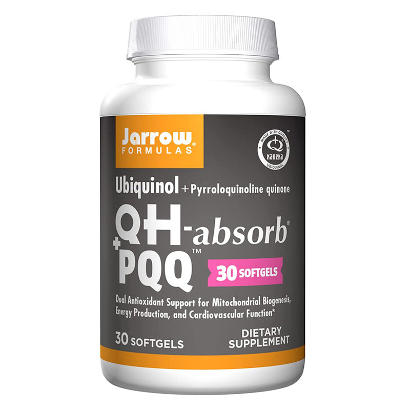 Jarrow Formulas QH-Absorb + PQQ Energy Production & Cardiovascular Health - 30 Softgels
