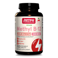 Jarrow Formulas Methyl B-12 500mcg - 100 Tablets