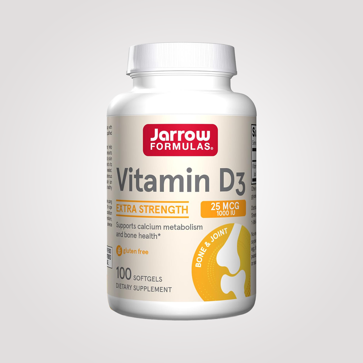 Jarrow Formulas فيتامين D3 ، 1000 UI - 100 كبسولة هلامية