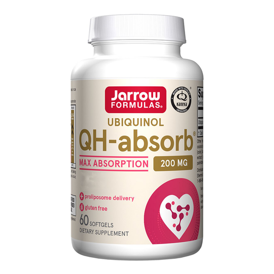 Jarrow Formulas QH-Absorb Ubiquinol 200mg 60 Softgels - Main Image