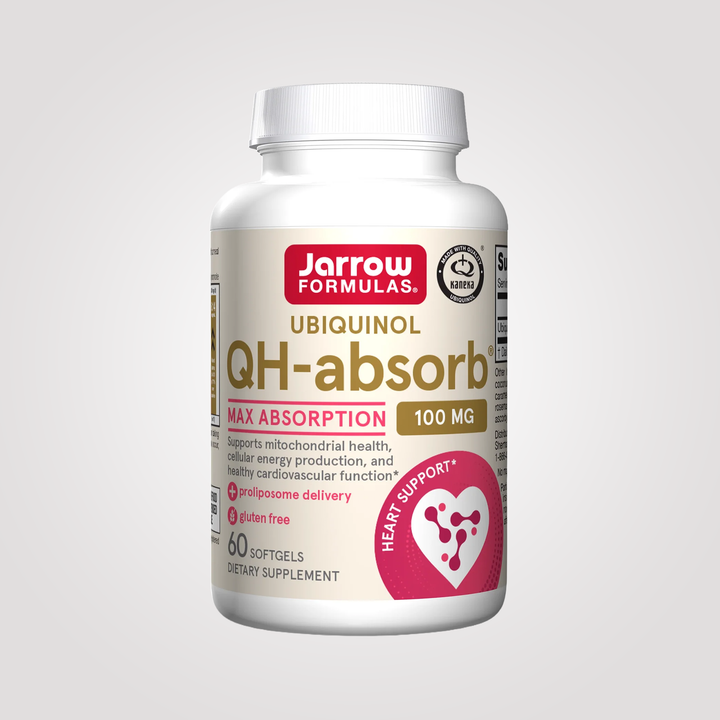 Jarrow Formulas QH-Absorb Ubiquinol 100mg - 60 Softgels