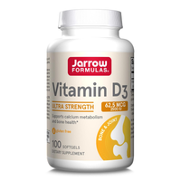 Jarrow Formulas Vitamin D3 2500 IU - 100 Softgels