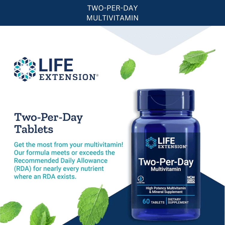  Life Extension - Two Per Day MultiVitamin | Fitaminat 