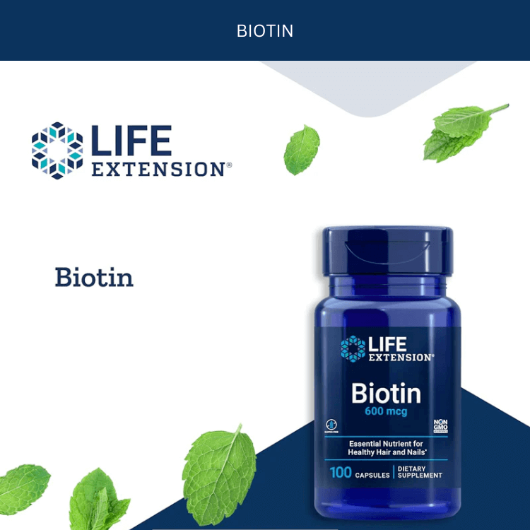 Life Extension Biotin | Fitaminat 