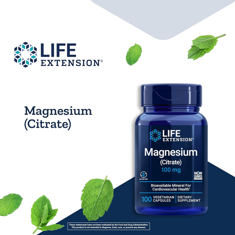 Life Extension - Magnesium Citrate 100Mg | Fitaminat 