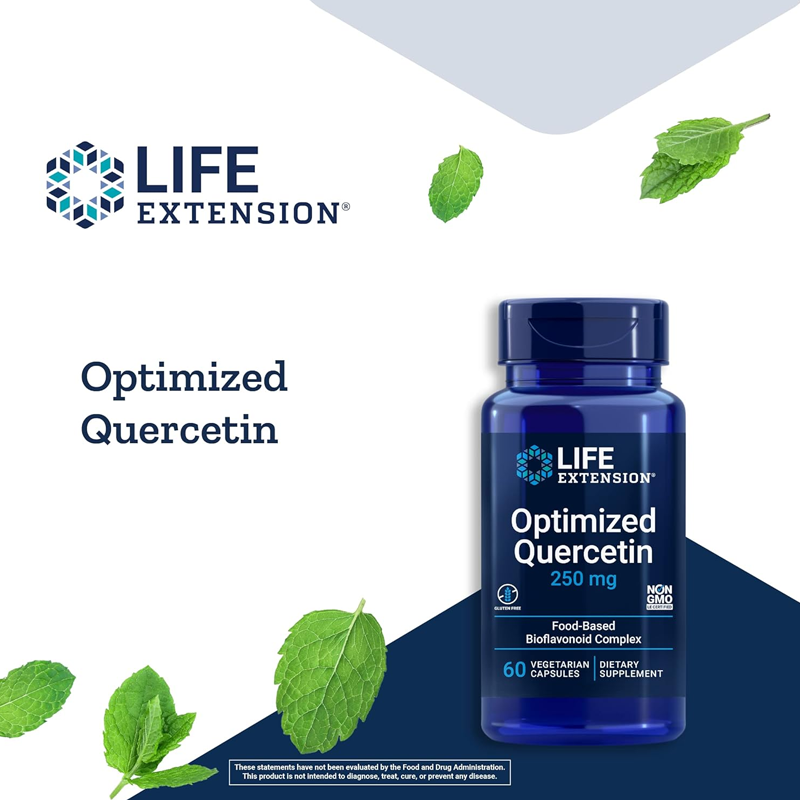 Life Extension Optimized Quercetin, 250 mg - 60 Vegetarian Capsules