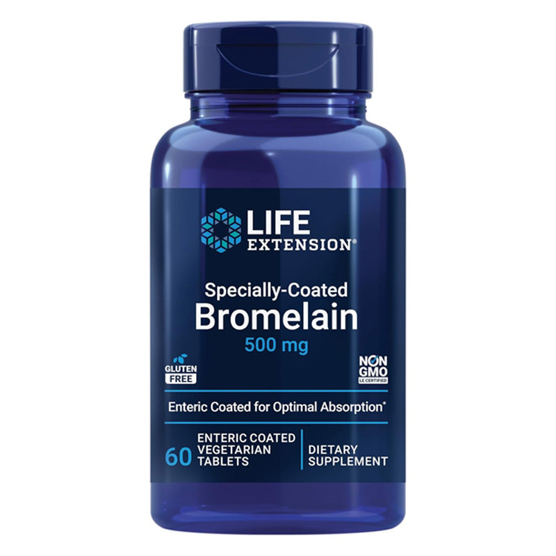 Life Extension - Specially Coated Bromelain 500Mg | Fitaminat 