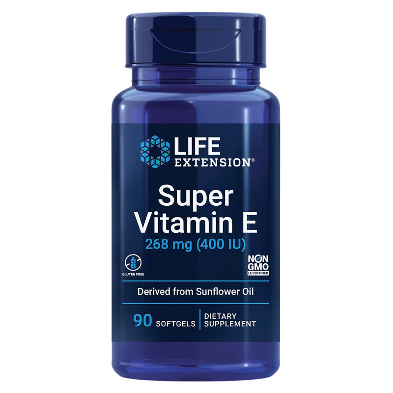 Life Extension Super Vitamin E, 268 mg (400 IU) - 90 Softgels