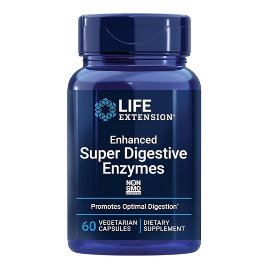 Life Extension Enhanced Super Digestive Enzymes 60 Capsules - Main Image