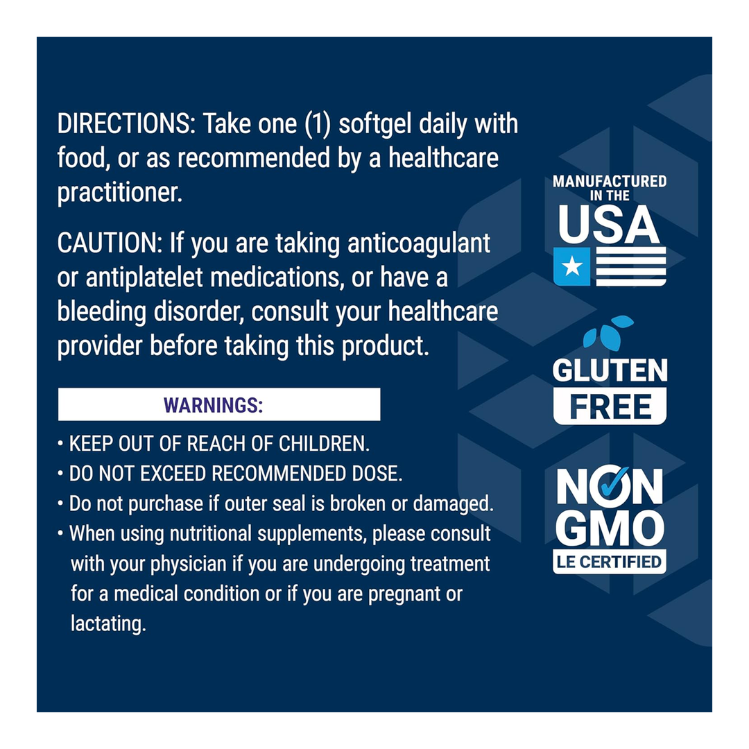 Life Extension Super Vitamin E 268mg 90 Softgels - Manufactured In The USA