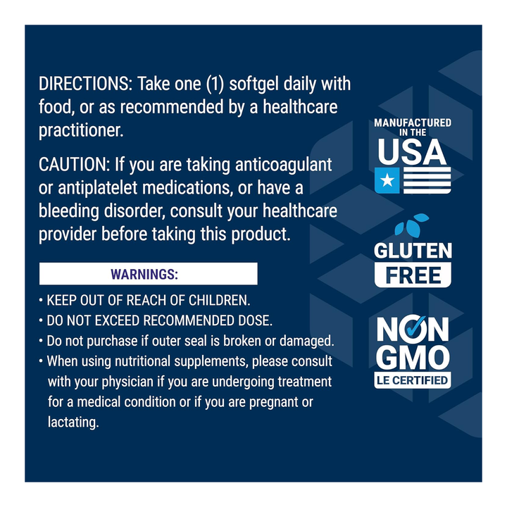 Life Extension Super Vitamin E 268mg 90 Softgels - Manufactured In The USA