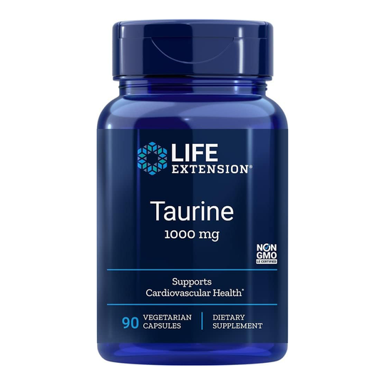 Life Extension Taurine 1000mg 90 Capsules - Main Image