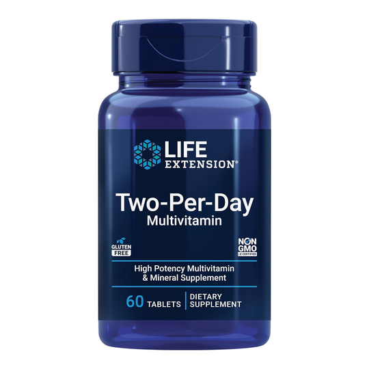 Life Extension Two-Per-Day Multivitamins 60 Tablets - Main Image