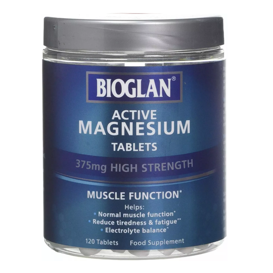 Bioglan Active Magnesium 120 Tablets - Main Image