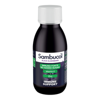 Sambucol Sugar Free Black Elderberry Vitamin C + Zinc Liquid - 120 ml