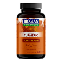 Bioglan Superfoods Organic Turmeric - 60 Capsules