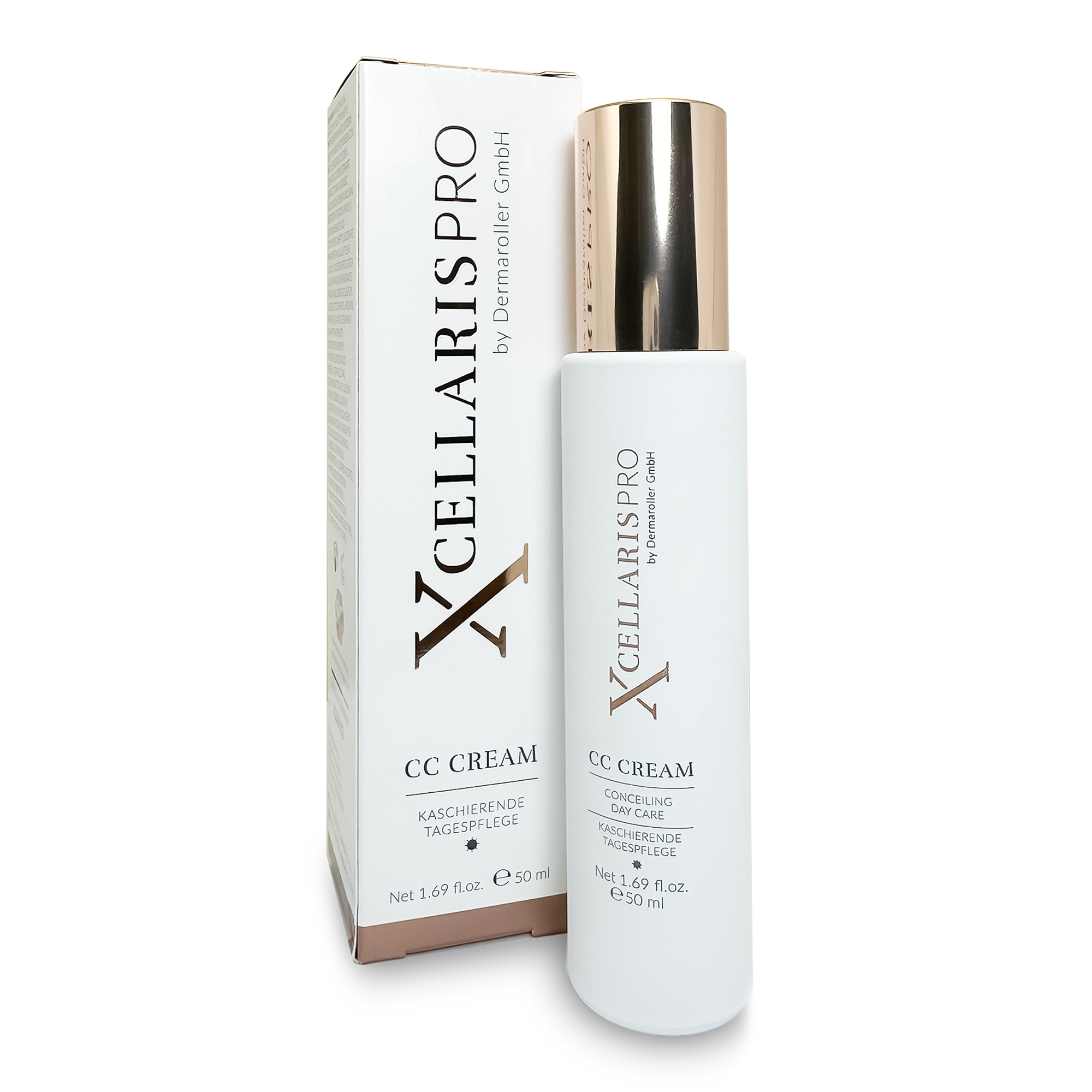 Xcellarispro CC Cream, Protective Mattifying Day Cream with Snail Slime - 50 ml - Bottle with Box Image