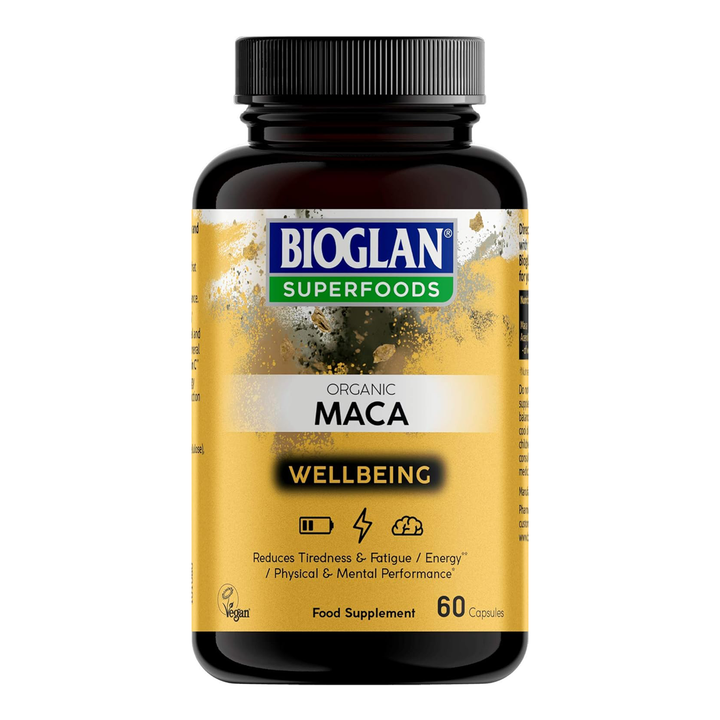 Bioglan Superfoods Organic Maca Capsules, Vegan - 60 Capsules - Main Image