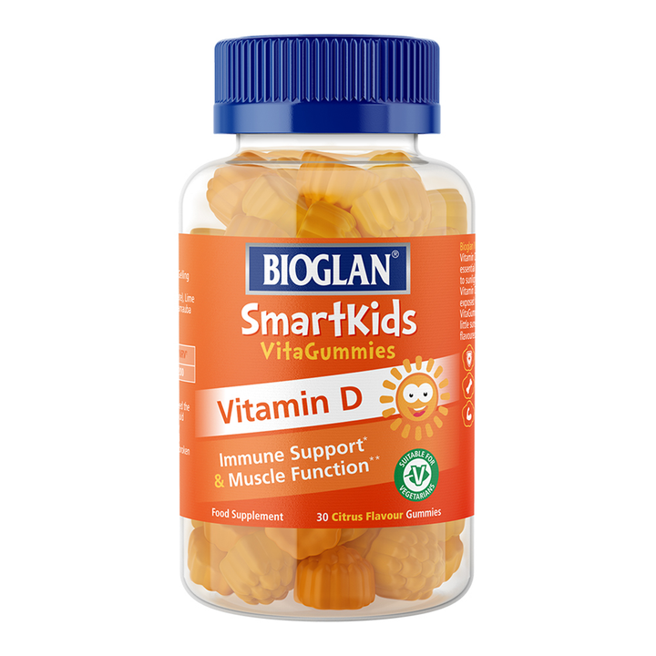 Bioglan Smartkids Vitamin D, VitaGummies, Citrus Flavour - 30 Gummies - Main Image