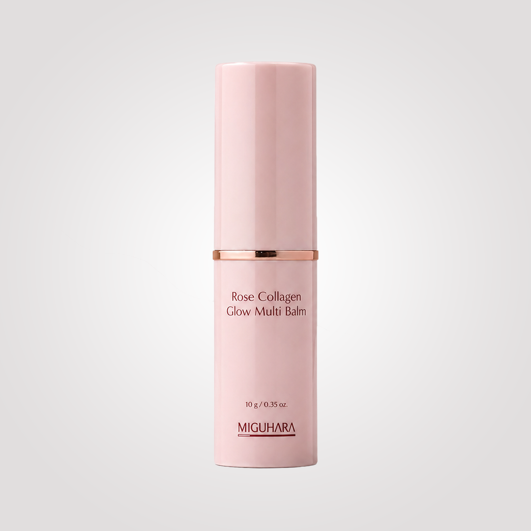 Miguhara Rose Collagen Glow Multi Balm, Lightweight, Moisturizes and Plumps the Skin for Radiant Complexion - 10g