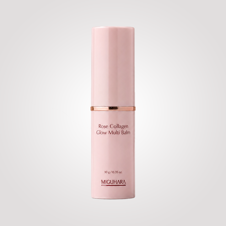 Miguhara Rose Collagen Glow Multi Balm, Lightweight, Moisturizes and Plumps the Skin for Radiant Complexion - 10g