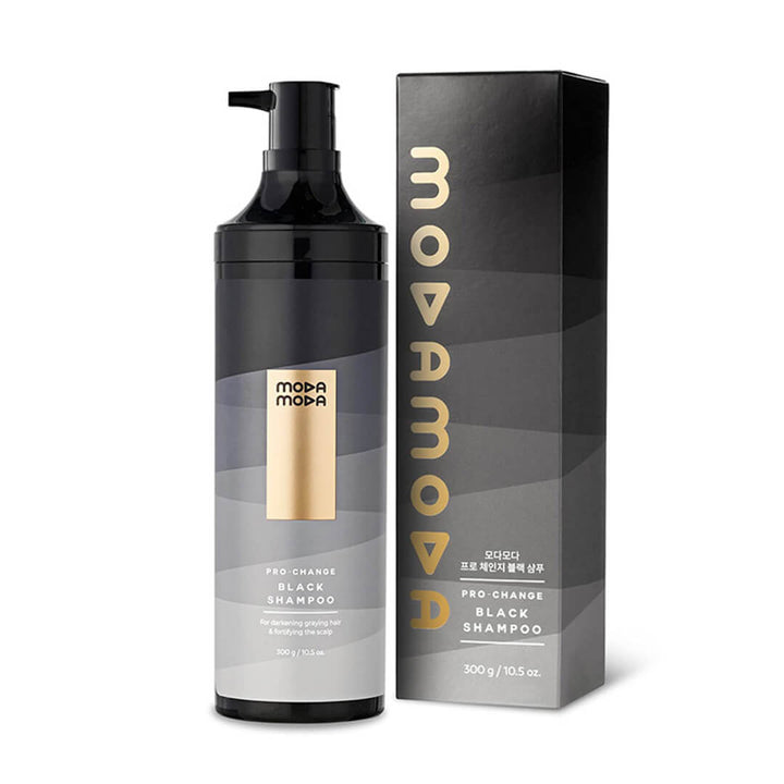 ModaModa Pro Change Black Shampoo, Healthy Hair - 300g