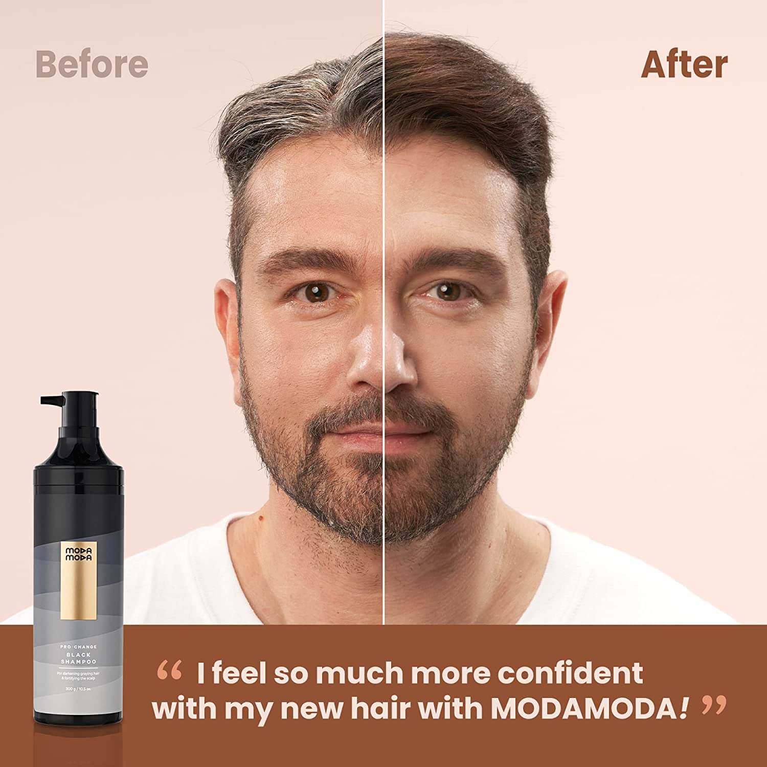 ModaModa Pro Change Black Shampoo - 300g