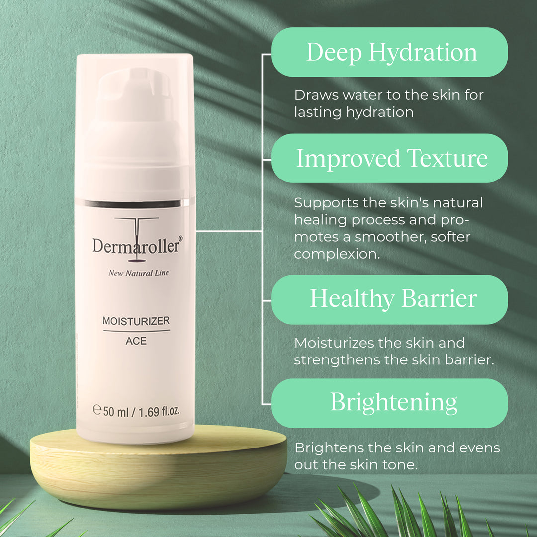 DERMAROLLER New Natural Line Moisturizer with Stimulating Citrus Fragrance - 50 ML Healthy Barrier | Fitaminat