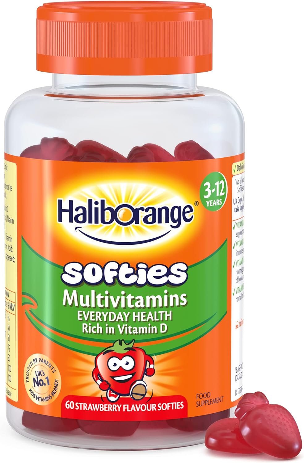 Complete Nutritional Support: Each softie is packed with a comprehensive blend of essential vitamins and minerals to support your child's health and wellbeing.