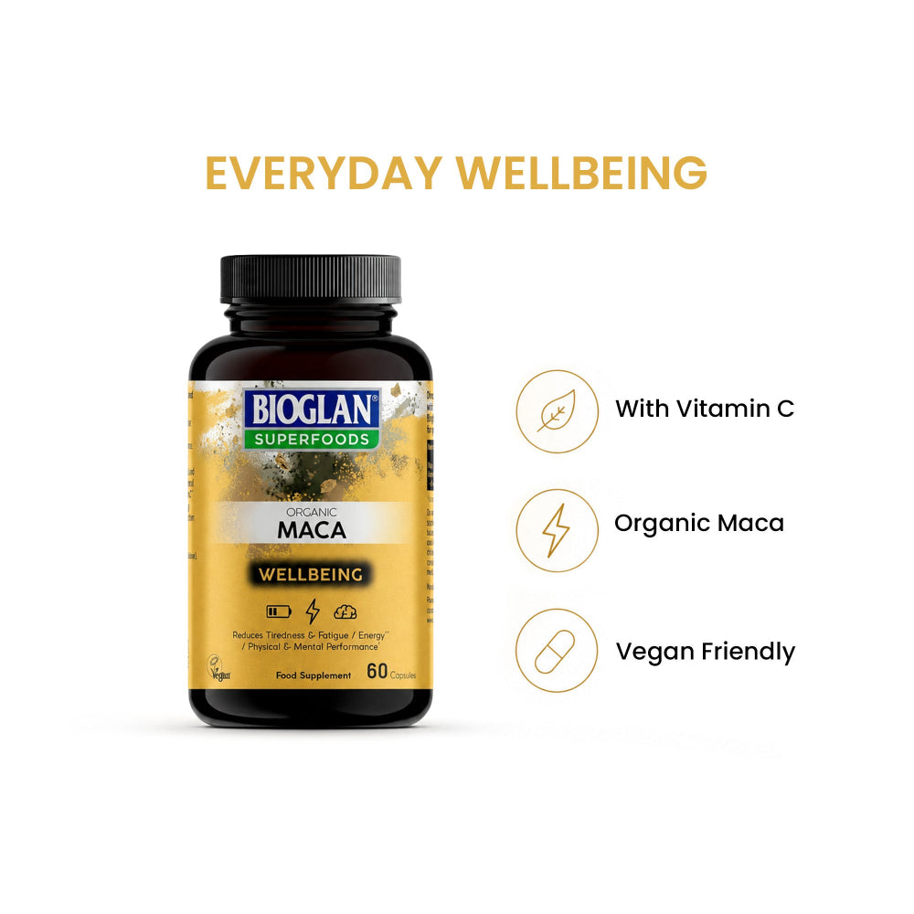 Bioglan Superfoods Organic Maca Capsules - 60 Capsules