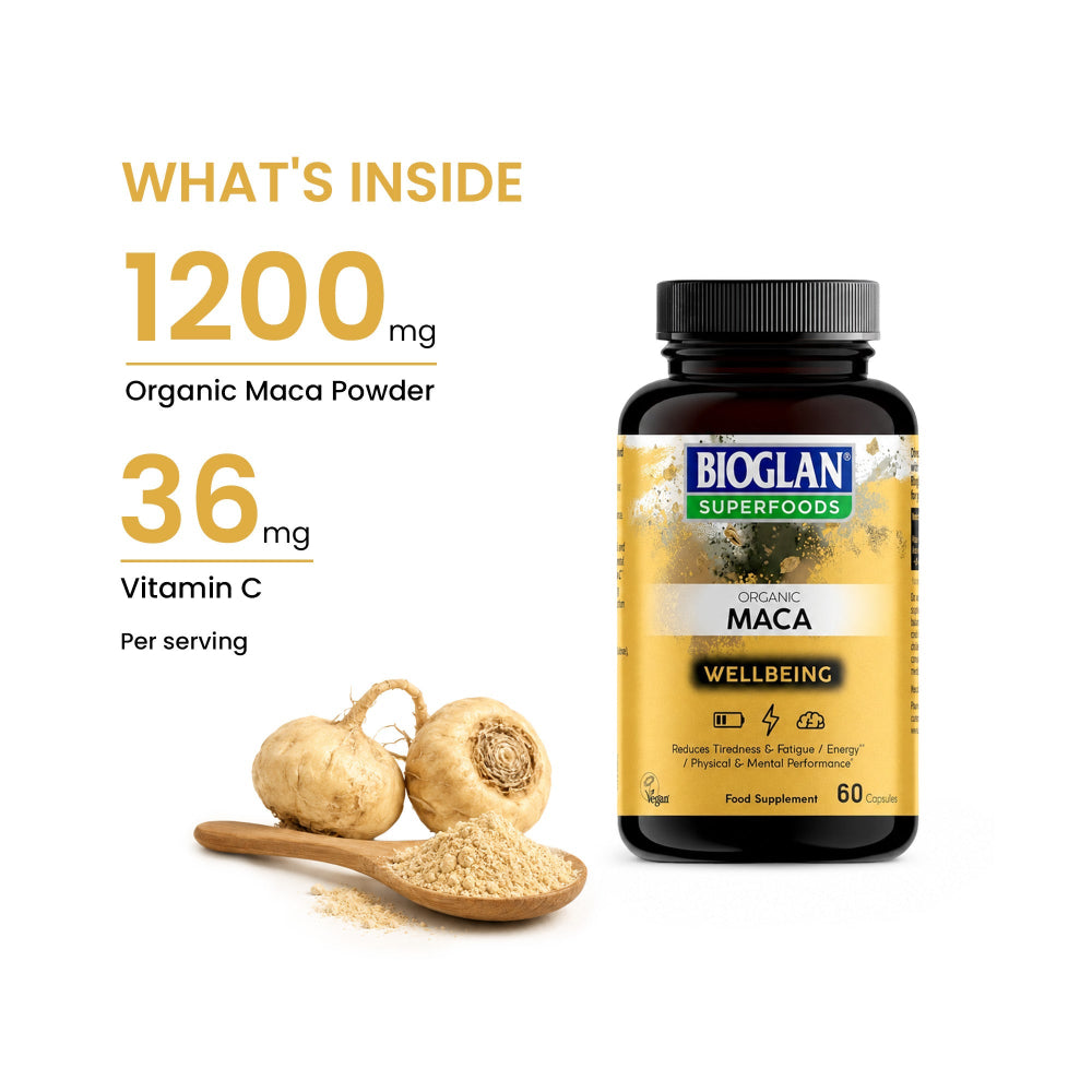 Bioglan Superfoods Organic Maca Capsules - 60 Capsules