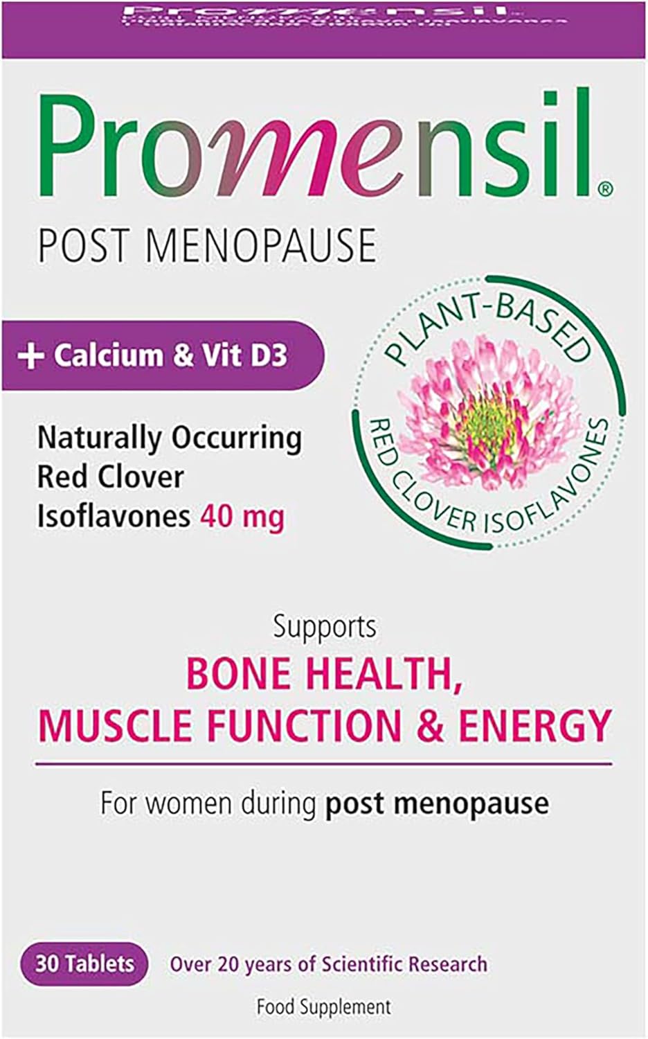 Promensil Post Menopause Supplement - 30 Tablets