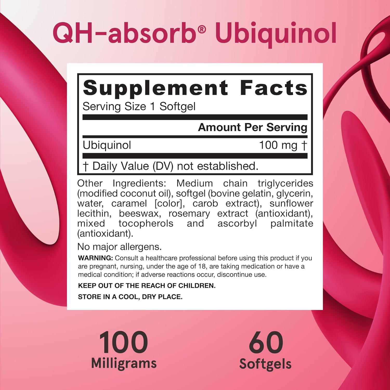 High Absorption: Jarrow Formulas QH-Absorb offers enhanced absorption of ubiquinol, the reduced form of CoQ10.