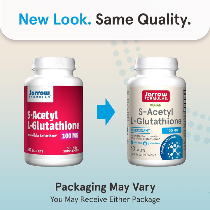 Jarrow Formulas S-Acetyl L-Glutathione 100mg - 60 Tablets Jarrow Formulas S-Acetyl L-Glutathione 100mg - 60 Tablets