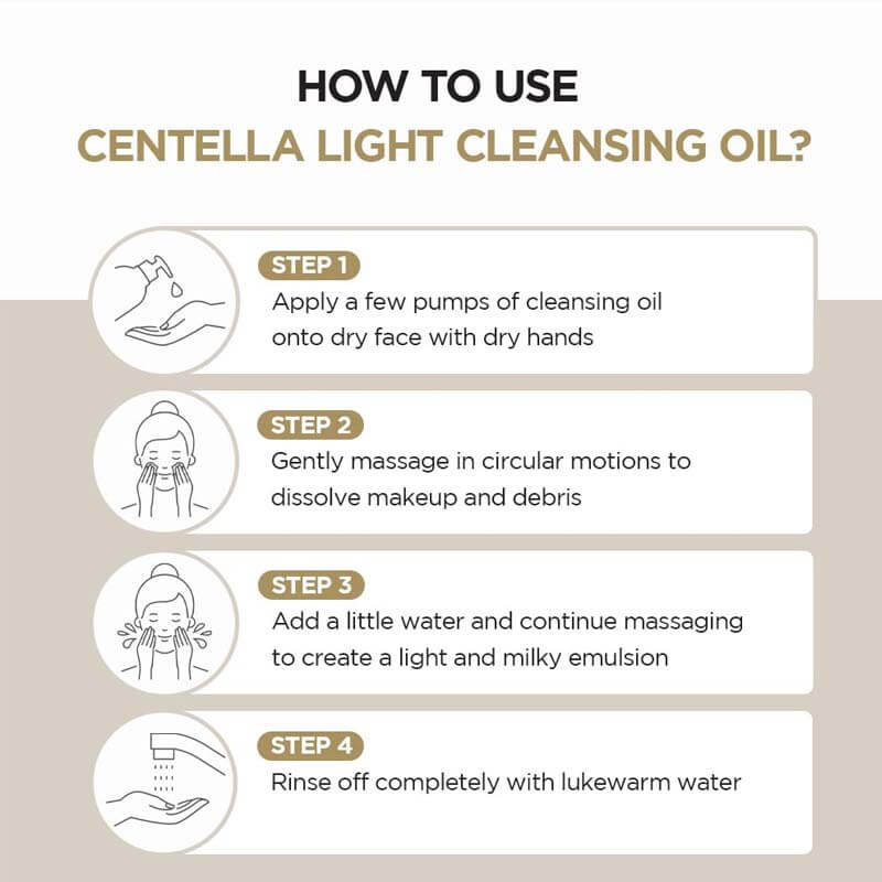 SKIN1004 Madagascar Centella Light Cleansing Oil, Botanical Oils for Pore Care - 200 ml