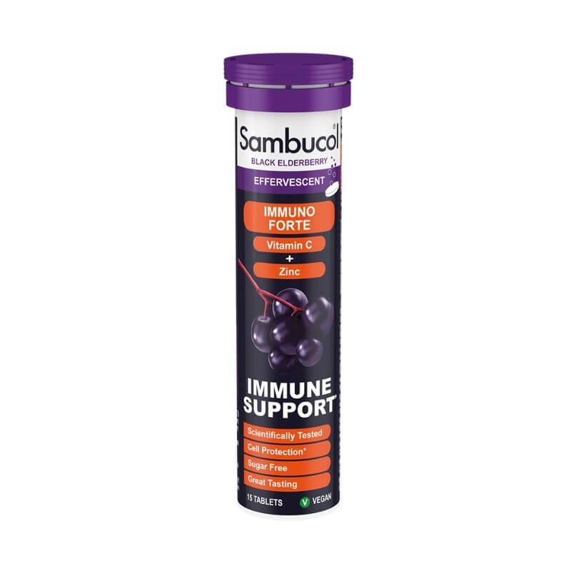 Sambucol Immuno Forte Effervescent - 15 Tablets