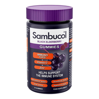 Sambucol Black Elderberry Vitamin C + Zinc Gummies - 30 Gummies