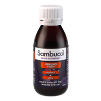 Sambucol Black Elderberry Vitamin C + Zinc Liquid - 120 ml